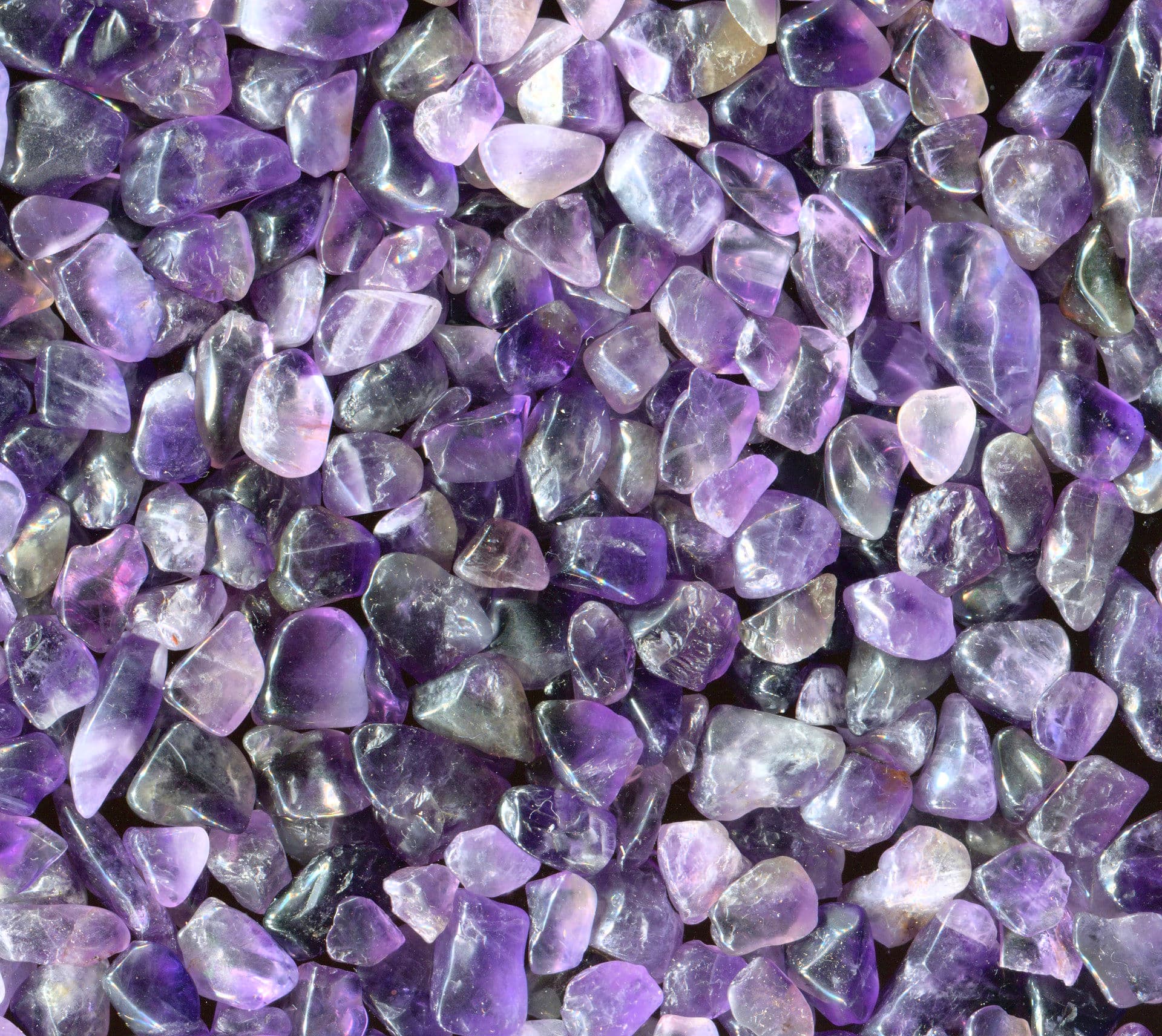 piedrecitas de cuarzo amatista